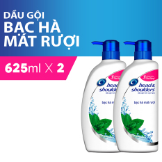 Nơi Bán Bộ 2 dầu gội Head & Shoulders bạc hà mát rượi 625ml  