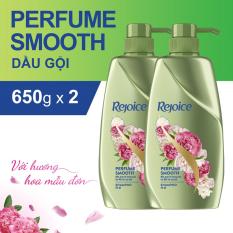 Bộ 2 dầu gội Rejoice Hương Hoa Mẫu Đơn 650g