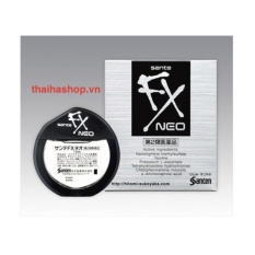 BỘ 2 HỘP THUỐC NHỎ MẮT FX NEO 12 ML NHẬT BẢN (XÁM) Date 2020