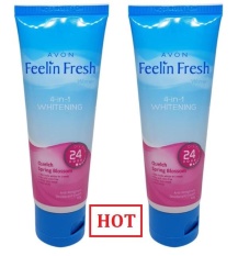 Bộ 2 Kem khử mùi làm trắng nách AVON Feelin Fresh 60g N0.1