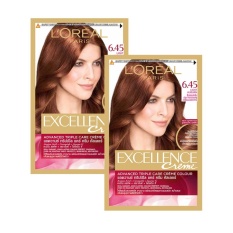 Bảng Báo Giá Bộ 2 kem nhuộm dưỡng tóc phủ bạc L’Oreal Paris Excellence màu 6.45  