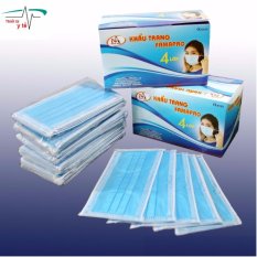 Bộ 3 Hộp Khẩu Trang Y Tế 4 Lớp Nam Anh (Xanh) (Phân phối bởi: DCYK)