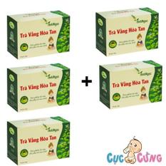 Bộ 5 hộp Trà Vằng Hòa Tan Ánh Ngọc – 20 túi/hộp