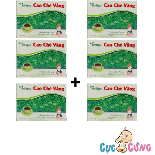 Bộ 6 Hộp Cao chè vằng Ánh Ngọc 5 miếng