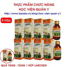 Bộ 8 hộp Siro Thảo Dược Laroxen Chữa Mất Ngủ Tận Gốc 100ml quà tặng 1 hộp laroxen