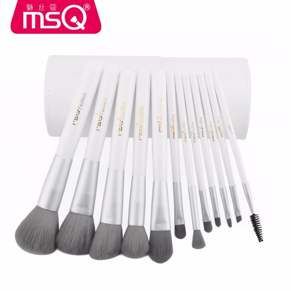 Bộ cọ trang điểm 12 cây MSQ 12pcs Charcoal Fibre Brushes Set