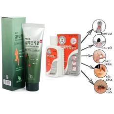 Bộ Dầu Lạnh 150ml Hàn Quốc hỗ trợ xương khớp và Dầu nóng xoa bóp/massage 100ml