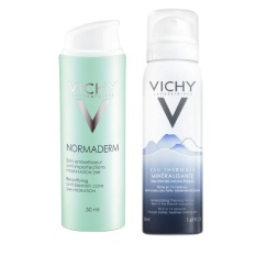 Cập Nhật Giá Bộ kem dưỡng ẩm giảm mụn ban ngày Vichy Normaderm Tri-Activ 50ml và nước khoáng Vichy 50ml  