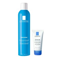 Nơi Bán Bộ nước khoáng La Roche-Posay Serozinc 300ml và sữa rửa mặt cho da dầu da mụn La Roche-Posay Effaclar Gel 50ml  