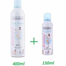 Trang bán Bộ Xịt khoáng Evoluderm 400ml và 150ml