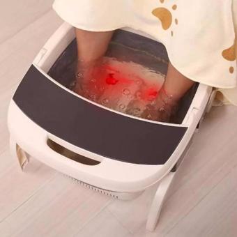 Bồn máy ngâm chân massage giúp lưu thông máu giúp ngủ ngon giấc (Trắng)  
