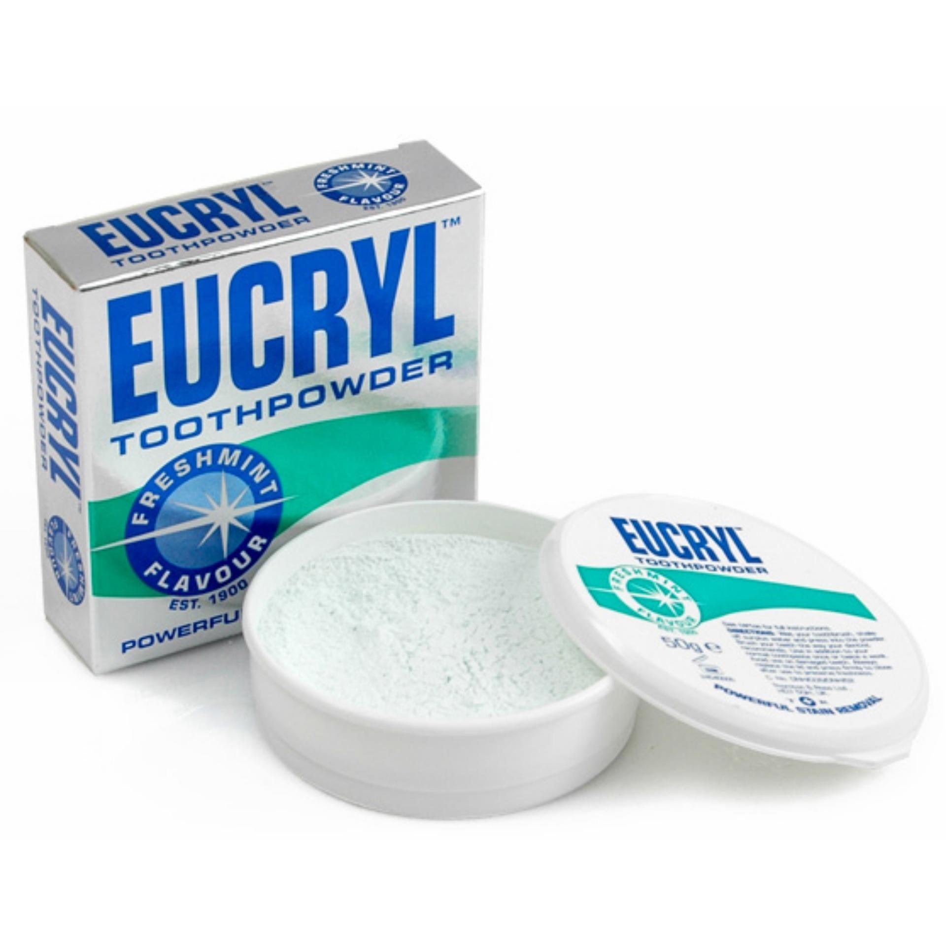 Bột làm trắng răng EUCRYL Tooth Powder 50g