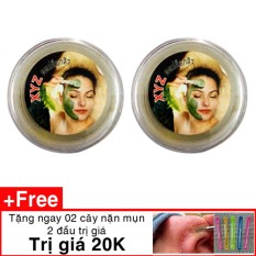 Giá KM Bột lột mụn tinh chất trà xanh matcha Thái tặng 1 que nặn mụn -COMBO 2
