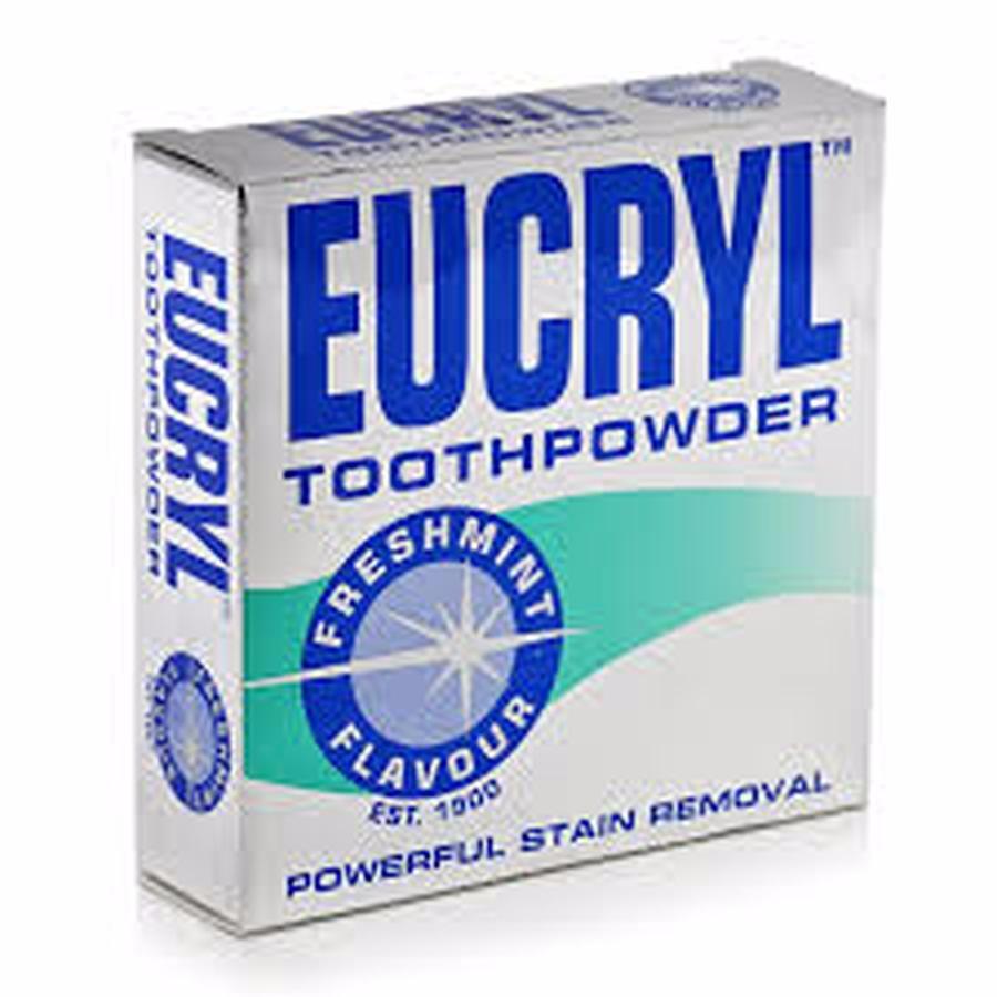 Bột tẩy trắng răng Eucryl 50g từ Anh Quốc loại đặc biệt
