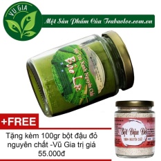 Bột Trà Xanh Vũ Gia Chăm Sóc Các Vùng Da 100g + Tặng Bột Đậu Đỏ Nguyên Chất 100g
