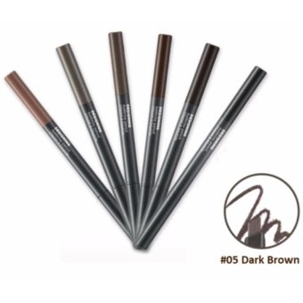 Chì Kẻ Mày The Face Shop Designing Eyebrow Pencil #05 Dark Brown (Nâu Sậm)  