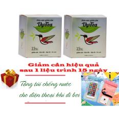 Combo 2 hộp Trà thảo mộc giảm cân Vy & Tea – HÀNG CHÍNH HÃNG – Tặng Túi Chống Nước Cho Điện Thoại Khi Đi Bơi