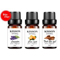 Combo 3 chai tinh dầu thiên nhiên Lavender - tinh dầu Cam ngọt- tinh dầu Quế KISSON 10ml tốt nhất