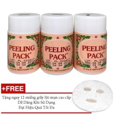 Giá KM Combo 3 Gel Lột Mụn PEELING PACK Gamma 60g