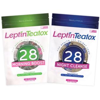 COMBO TRÀ GIẢM CÂN LEPTIN TEATOX 28 NGÀY  