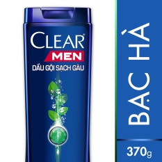 Dầu gội Clear Men Cool Sport mát lạnh bạc hà 370g