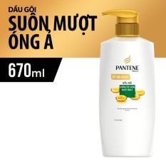 Dầu gội Pantene mượt mà óng ả 670g tốt nhất