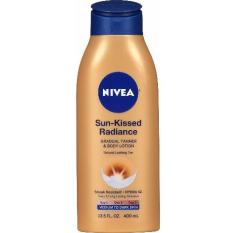 Dưỡng thể cho làn da rám nắng NIVEA Sun-Kissed Radiance Medium to Dark Skin Gradual Tanner & Body Lotion 400ml