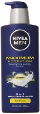 Dưỡng thể giữa ẩm da cho nam giới NIVEA Men Maximum Hydration 3 in 1 Nourishing Lotion 500ml