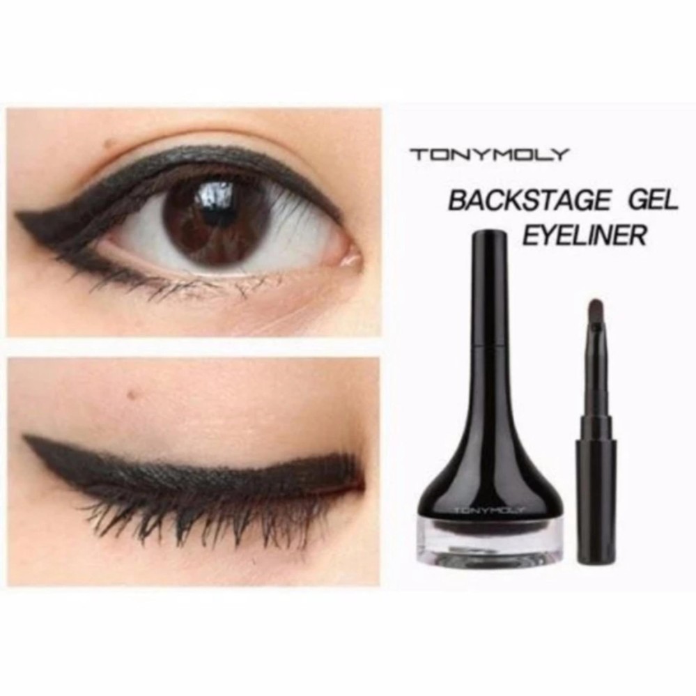 Gel kẻ mắt Tonymoly Backstage Gel Eyeliner 4g - Màu đen 01