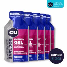 GEL NĂNG LƯỢNG GU ROCTANE ENERGY VỊ LỰU VIỆT QUẤT – COMBO 5 GÓI