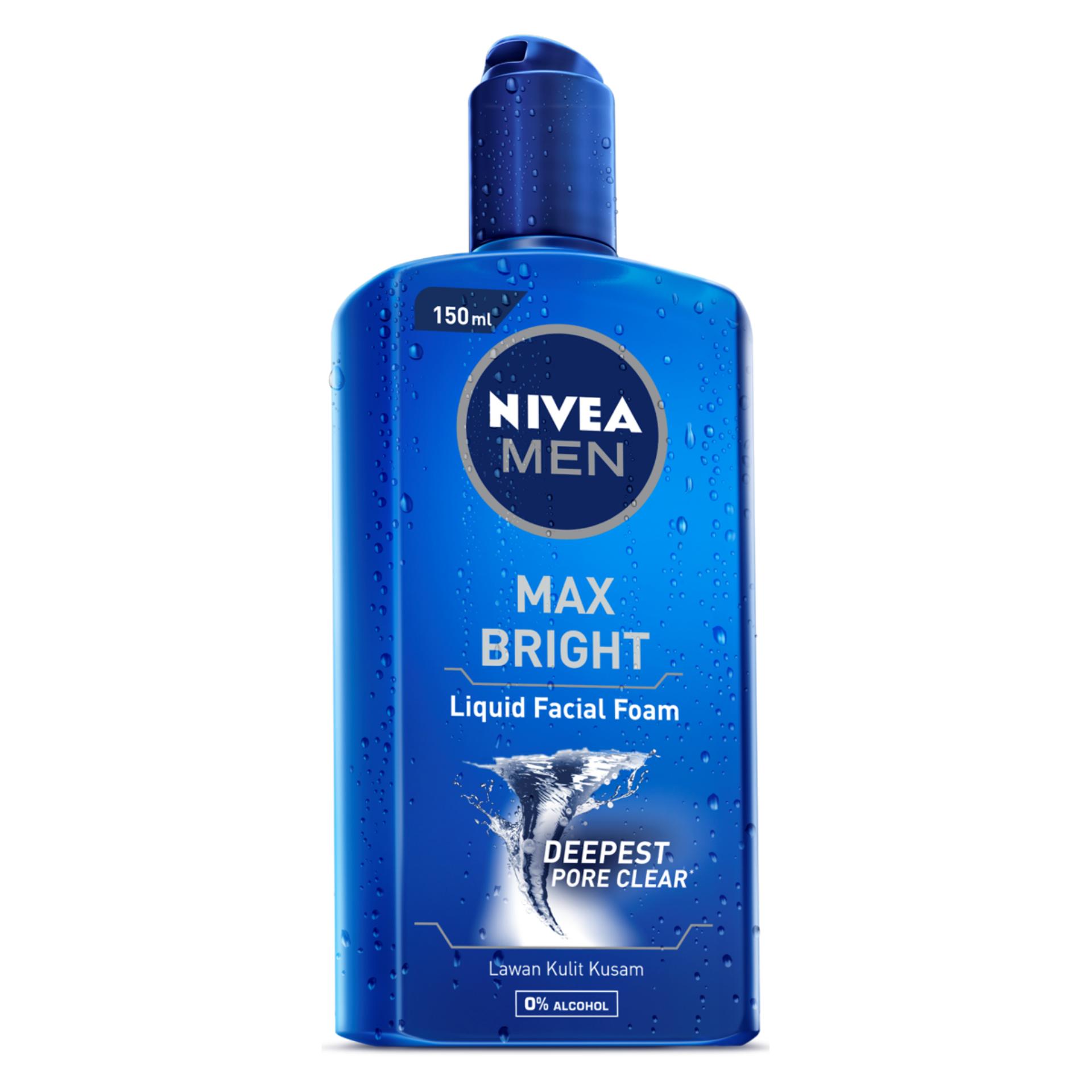 Gel rửa mặt NIVEA MEN Max Bright 150ml