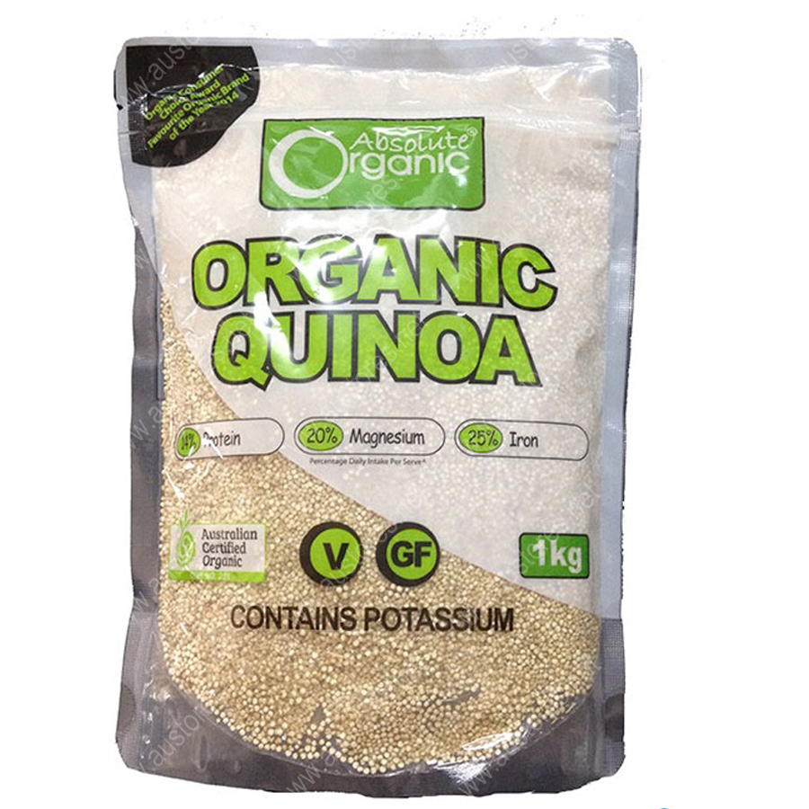 Hạt diêm mạch Organic Quinoa Của Úc Absolute Organic 1kg