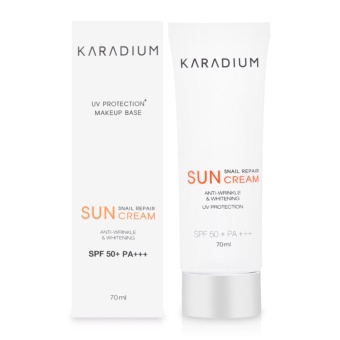 Kem Chống Nắng Bảo Vệ Da Ngừa Lão Hóa Karadium Snail Repair Sun Cream Spf50+ Pa+++ 70ml  