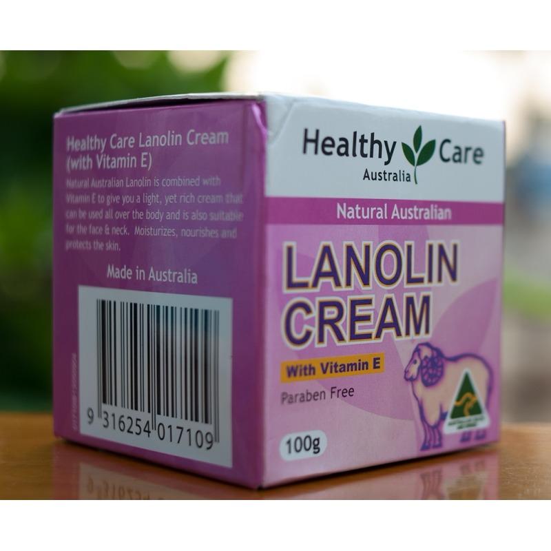 Kem nhau thai cừu Úc Lanolin & Vitamin E làm trắng da tự nhiên