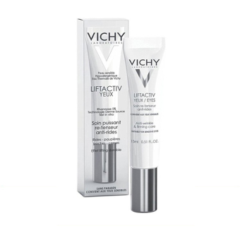 Kem dưỡng chống nhăn và nâng mí mắt Vichy Liftactiv Source Eye Cream 15ml  