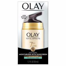 Cách mua Kem dưỡng da chống lại 7 dấu hiệu lão hóa Olay Total Effects 7 in One Anti-Aging Moisturizer With Sunscreen Broad Spectrum SPF15 Fragrance-free 50ml – Không Mùi