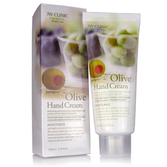 Kem dưỡng da tay Olive 3W Clinic Olive Hand Cream 100ml  