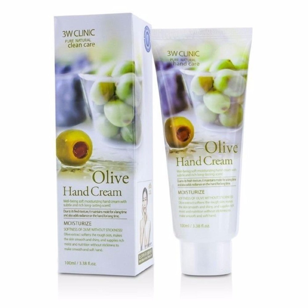 Kem Dưỡng Da Tay Olive 3w Clinic Olive Hand Cream 100ml