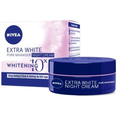 Kem dưỡng da trắng da và thu nhỏ lỗ chân lông ban đêm NIVEA Extra White Pore Minimiser Night Cream SPF30 50ml