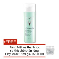 Kem dưỡng giảm mụn ban ngày Vichy Normaderm Tri-activ 50ml + Tặng mặt nạ thanh lọc, se khít lỗ chân lông Clay Mask 15ml
