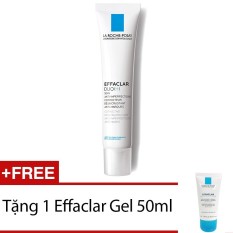 Giá Niêm Yết Kem dưỡng giảm mụn thông thoáng lỗ chân lông ngừa vết thâm saumụnLa Roche Posay Effaclar Duo+ 40ml + Tặng 1 Effaclar Gel 50ml  