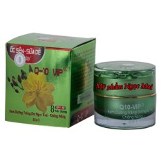 Kem dưỡng trắng da mặt ngọc trai – Chống nắng 8 tác dụng Q-10 Ốc Sên Sữa Dê 30g