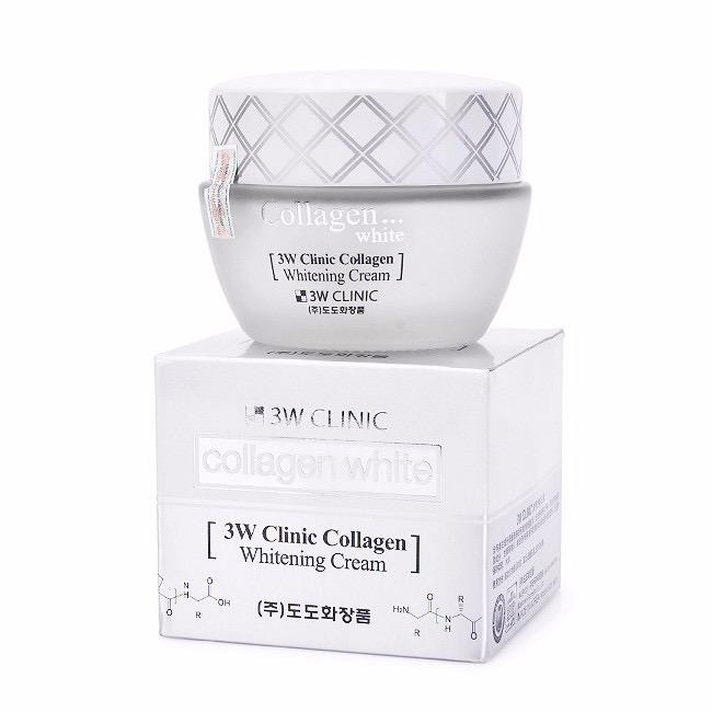 Kem Dưỡng Trắng Da Tinh Chất Collagen 3W Clinic Collagen Whitening Cream (60ml)
