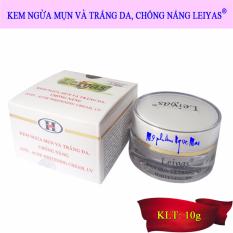 Kem ngừa mụn và trắng da chống nắng Leiyas (10g) tốt nhất