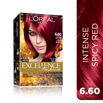 Kem nhuộm dưỡng tóc L'Oreal Paris Excellence Fashion màu #6.60 172ml (Nâu đỏ rực rỡ)  