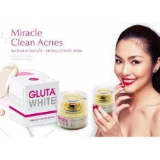 Kem Sạch Mụn Tận Gốc GLUTA WHITE Miracle Clean Acnes 30gr