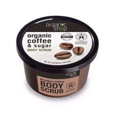 Kem tẩy da chết toàn thân ORGANIC SHOP chiết xuất cà phê 250 ml