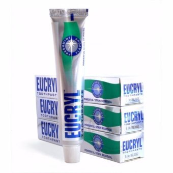 Kem Trắng Răng Và Sạch Vết Ố Vàng Răng Miệng Eucryl Toothpaste 50ml  