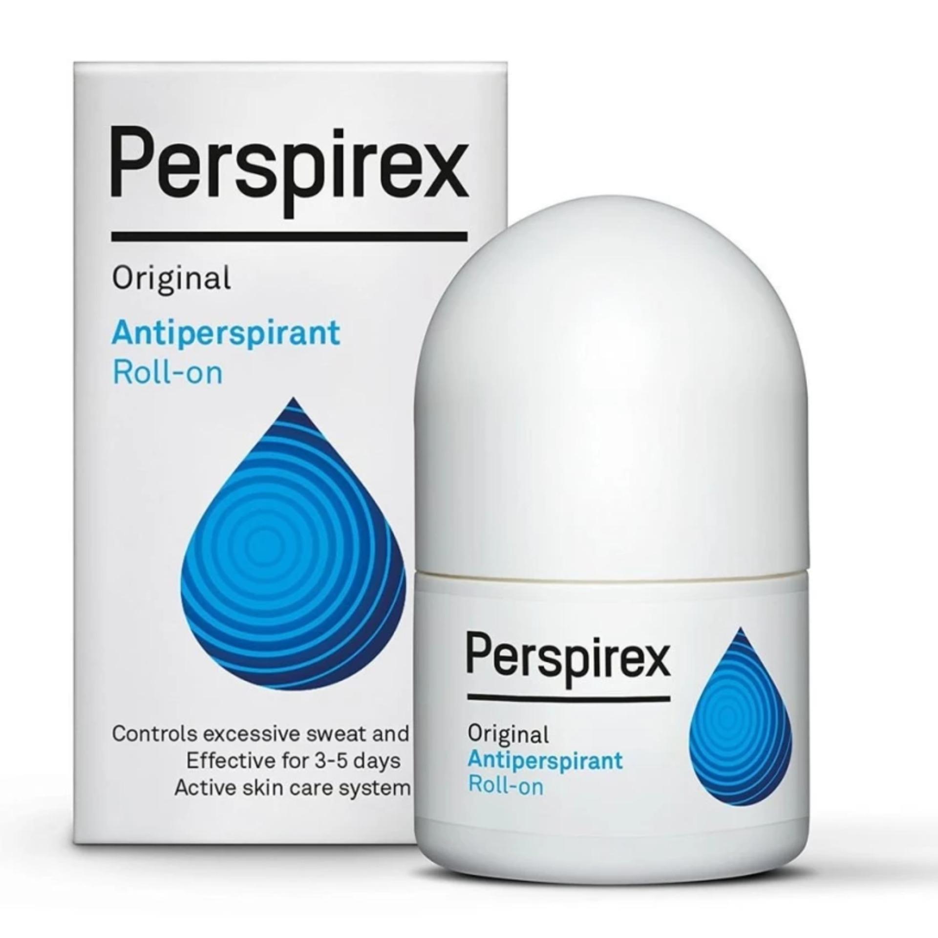Lăn khử mùi hỗ trợ đặc trị hôi nách Perspirex Original Antiperspirant Roll - On 20ml