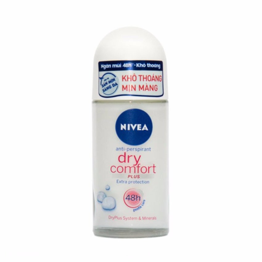 Hình ảnh Lăn Khử Mùi Khô Ráo Nivea Dry Comfort 48h Anti-Perspirant Roll-On50ml (Thái Lan)